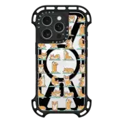 iPhone 16 Pro Ultra Bounce Case MagSafe Compatible Corgi Yoga