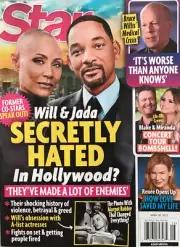 Star Magazine April 18, 2022 Will and Jada Secretly Hated In Hollywood