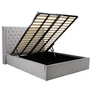 [Sleeping Giant] Chatsworth Lift Storage Bed Solana Silver
