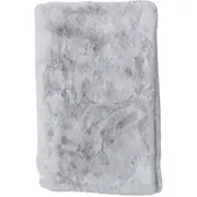 LVD Grey Blanket Long Hair Faux Soft Plush Comfort Cloth Throw 200cm