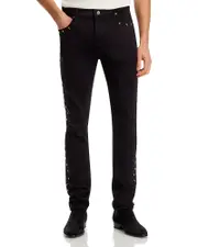 Rta Skinny Jeans in Black Cross