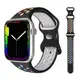 適用apple watch9表帶s9蘋果手表表帶iwatch表帶8/7/6/2/3/4/5/se代6運動透氣硅膠男女款45/44mm手表帶49時尚