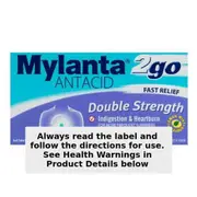 Mylanta 2Go Antacid Double Strength 48 Chewable Tablets