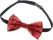 [GLSTOY] Men Adjustable Pre Tied Bow Tie Glitter Design for Weddings Parties and Formal Events Elegant Adult Bowtie Groom Accessory for Banquets