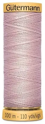 Gutermann 103C-6050 Natural Cotton Thread 110yd-Dark Mauve