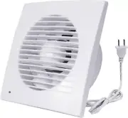 Exhaust Fan 12 W Ventilation Extractor With Anti Backflow Check Valve Ultra Thin