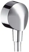 hansgrohe Fixfit E Wall Outlet Hose Connection, Chrome
