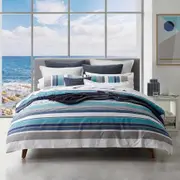 Logan & Mason Trent Quilt Cover Set Lagoon