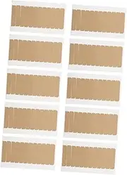 10pcs Hair Extension Tapes: Double Sided Adhesive Replacement Wig Tapes Tabs Beauty Tools for Human Hair Extensions Supplies Light Brown