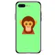 TOTU iPhone8/8Plus/7/7Plus手機殼防摔殼鋼化玻璃背板全包 猴子