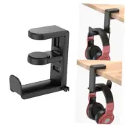 Rotating Headphone Stand - EURPMASK PC Gaming Headset Stand, Adjustable Black