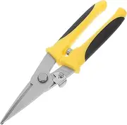 Mipcase 1pc Labor-saving Metal Sheet Scissors Heavy-duty Iron Sheet Cutter with Anti-skid Design Stainless Steel Shears for Industrial Use