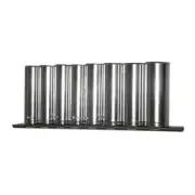 Valley 9pc Socket Set 1/2"DR Metric Deep Well with Rail