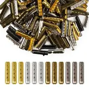 160 Pack Metal Aglets Shoelace Tips Head Replacement End DIY Shoelaces Tips