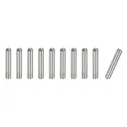 3x8mm Dowel Pins, 10pcs Round Head Flat Chamfered End Dowel Pin