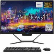 Aio All IN One Touch Screen I3 24 " Windows 11 4gb 120gb Full HD PC Computer_