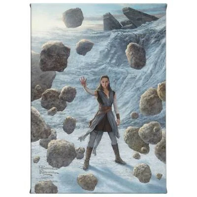 Thomas Kinkade Studios Star Wars Rey of Hope 14 x 10 Canvas Wrap