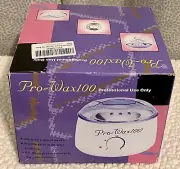 New OPN BX Pro-Wax100 Heater Warmer Hair Remover Set w/ Lavender Wax Beads Stick