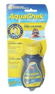 AquaChek 511244A Swimming Pool and Spa Test Strips - Yellow