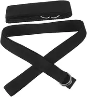 Abaodam Sturdy Yoga Band Straps 2pcs Non Elastic Exercise Band for Yoga Stretching