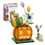 Halloween Pumpkin Building Blocks Set Decoration