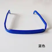 Square Plastic Headband 05 - Blue - One Size