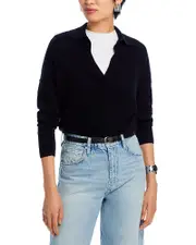 C by Bloomingdale's Cashmere Drop Shoulder Sweater Polo - Exclusive