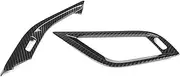 Carbon Fiber Interior Decorative Stickers for BMW 1/2-Series F40 F44 2020+, Abs Carbon Fiber Car Center Console Gear Panel Frame Volume Knob Frame