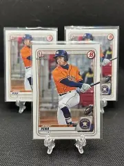 3 2020 Bowman Jeremy Pena 1st Bowman Prospect Rookie Card #BP-61 Houston Astros