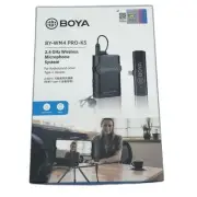 NEW BOYA BY-WM4 PRO-K5 2.4GHz USB-C Wireless Microphone System For Vlogging