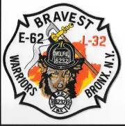 New York Fire Department (FDNY) Engine 62 Ladder 32 Bronx Patch V1