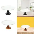 Footed Cake Stand 8 inch Serving Platter for Cupcakes Bread Living Room