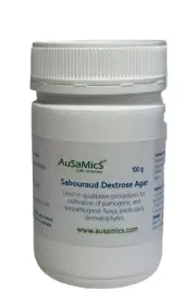 Sabouraud Dextrose Agar, 100G For Fungal And Yeast Cultivation
