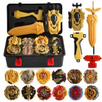 在飛比找蝦皮購物優惠-金色 12 件裝 Beyblade Burst Set Sp