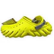 Crocs Echo Reflective Backstrap Clogs Men's 11 Neon Yellow Acidity Slip On