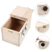 Parrot Bird House Gift Parakeet Supply Bird Nesting Box Birds Conures