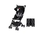 gb Pockit+ All-Terrain, Ultra Compact Lightweight Travel Stroller with Canopy