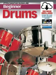 Progressive Beginner Drums Book/Online Video & Audio