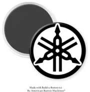 Yamaha 2.25"Magnetic Backed Button Badge