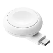 Belkin Boostcharge Portable USB-C Apple Watch Charger - White This MFI certified [WIZ022glWH-B1]