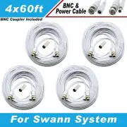 WHITE 240FT BNC CABLE FOR SWANN DVR8-1500, SWDVK16A960HB16, SODVK-161512-US