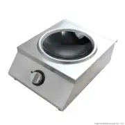 Ceramic Induction Wok w/ Stainless Steel Body IW500 Benchstar Kitchen Equipment