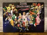 Nintendo Super Smash Bros Melee Gamecube Game Room Metal Tin Sign Poster 12”x16”