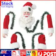 Christmas Tree Topper 5 Pieces Christmas Ornaments Santa Jack Tree Topper Set<㊉