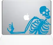 The Decal Guru No You Didn't Skeleton Decal Vinyl Sticker, 15" MacBook Pro