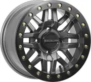 RACELINE 2014-2017 CAN-AM Maverick X xc RYNO BEADLOCK 4/137 15X10 5+5 GUNMETAL A