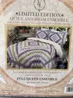 New Limited Edition Quilt and Sham Ensemble by Britannica Home Designs F/Q