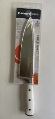 Cuisinart Classic Triple Rivet 8" Chef's Knife Full-Tang SS - NEW