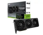ASUS nVidia GeForce PRIME-RTX5070TI-O16G RTX 5070TI 16GB GDDR7 2527MHz Boost Clock 28 Gbps 256-bit Digital Max Resolution 7680 x 4320 PRIME-RTX5070TI-O16G