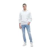 Replay Mens Overhead Fleece Essential econd Life Organic Hoodie Yellow